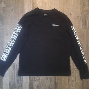 Vans Black Long Sleeve Shirt for Men